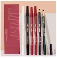 beauty glazed Dual-Ended Lip Liner Pencil, Cream Matte Lip Liner Pencil And Blending Brush Carousel 10