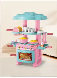 Miniature Kitchen Toy Set For Role Play Game, Pretend Food And Cooking Toys Carousel 5
