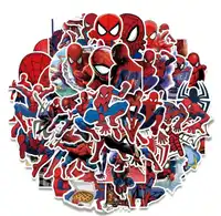 50pcs Stickers, Superhero Anime Boy, Classic Movie Graffiti Stickers