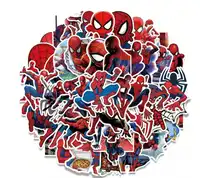 50pcs Stickers, Superhero Anime Boy, Classic Movie Graffiti Stickers Carousel 4