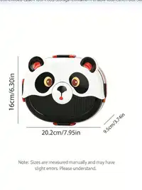 Cute Cartoon Animal Shaped Bento Box, Divided Leak-Proof Food Storage Container Carousel 3
