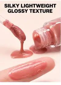beauty glazed Glossy Smooth Soft Liquid Lip Gloss, Non-Sticky Lip Oil Lip Care Carousel 7