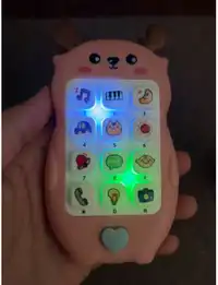 Interactive Baby Music Phone: Music, Animals And Over 10 Sound Effects, 2 Switchable Modes Carousel 3
