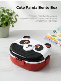 Cute Cartoon Animal Shaped Bento Box, Divided Leak-Proof Food Storage Container Carousel 1