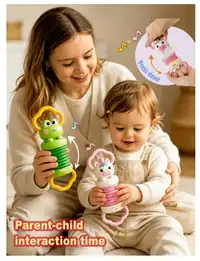 Fun Cartoon Handheld Accordion Toy, Cute Animal Musical Instrument, Suitable For Infants And Toddlers Carousel 2