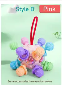 Montessori Sensory Toys For Babies, Manhattan Toy Ball Pit, Baby Teething Toys Carousel 9