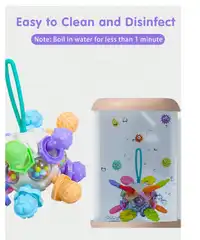 Montessori Sensory Toys For Babies, Manhattan Toy Ball Pit, Baby Teething Toys Carousel 2