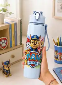 1pc Paw Patrol 800ml/27oz Leak-Proof Flip Top Water Bottle