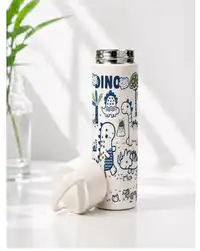 SCALON 1PC Line Dinosaur Element Portable Handheld Insulated Cup Carousel 5