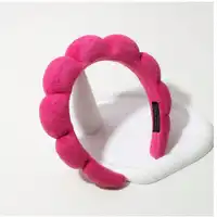 1pc Velvet Spa Headband, High-Quality Elegant Crown Top Headwear For Outdoor Carousel 3
