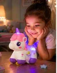 Electric Stunt Spinning Unicorn Toy, Rechargeable With Music & Lights, Cartoon Animal Shaped Toy For Girls Carousel 3