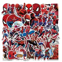 50pcs Stickers, Superhero Anime Boy, Classic Movie Graffiti Stickers Carousel 1