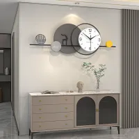 Modern Geometric Wall Clock with Minimalist Design
