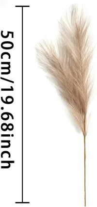 6PCS Artificial Pampas Grass Decor Flowers Fake Plant Reed for DIY Floral Table Arrange Flower Wedding Home Christmas Decoration