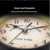 Double-Sided Vintage Wall Clock Creative Double-Sided Home Clock for Enjoying European Retro Style