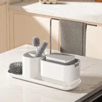 Beautiful & Stylish Kitchen Soap Dispenser with Towel Stand