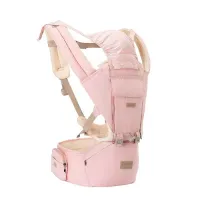 Baby Carrier With Hip Seat Backpack Pink