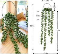 Hand Made Wicker Rattan Flower Planter Wall Hanging Wicker Rattam Basket Garden Vine Pot Plants Holder Garden Pots Wall Planter