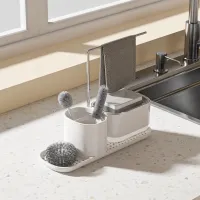 Beautiful & Stylish Kitchen Soap Dispenser with Towel Stand