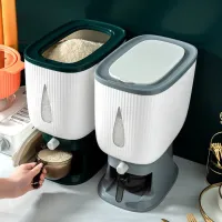 Stylish and Functional Grains/Rice Storage Box Carousel 5
