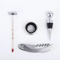 4 Pcs Bar Accessories Set With Chess