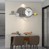 Modern Geometric Wall Clock with Minimalist Design