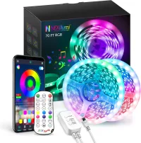 USB LED Strip Lights APP Control Color Changing 5050 RGB Led Light Flexible Lamp Tape for Room Decoration TV Backlight Diode