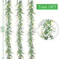 Hand Made Wicker Rattan Flower Planter Wall Hanging Wicker Rattam Basket Garden Vine Pot Plants Holder Garden Pots Wall Planter