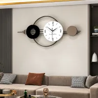 Minimalist Geometric Wall Clock with Roman Numerals Carousel 1