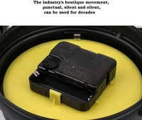 Double-Sided Vintage Wall Clock Creative Double-Sided Home Clock for Enjoying European Retro Style