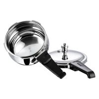Vinod 18/8 Stainless Steel Splendid Plus Handi Pressure Cooker 5.5L Carousel 7