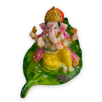 God Ornament - Ganesh on Leaf