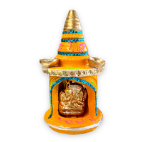 Clay Mandir Yellow - Small