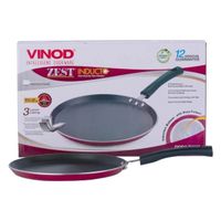 Vinod Zest Non Stick Tawa 28cm 4mm Thick Carousel 1