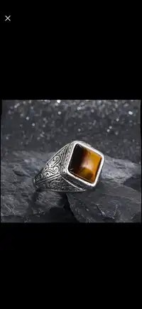 Men’s retro bohemian ring size 13 Carousel 3