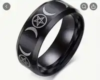 Men’s black ring size 11