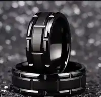 Men’s stainless steel ring size 11