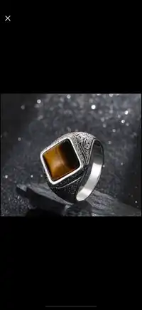 Men’s retro bohemian ring size 13 Carousel 1