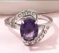 Ladies stainless steel ring size 9 (clearance)