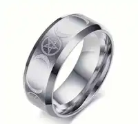 Men’s stainless steel ring size 14