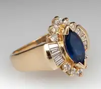 Exquisite gold plated ring size 9 Carousel 2