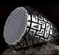 Men’s concave design ring size 12