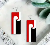 Ladies Maori design ear rings
