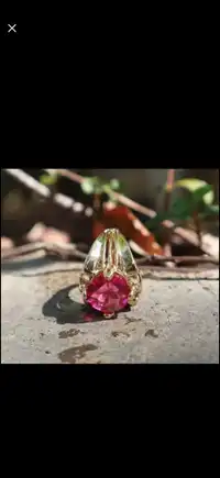 Ladies boho design ring size 10 Carousel 3