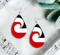 Ladies maori design ear rings