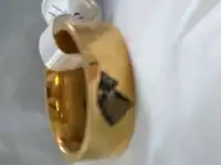 Men’s gold stainless steel ring size 11