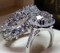 Ladies 2pc ring set size 9 Carousel 1