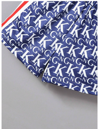 Baby Boy Summer Letter Print Short Sleeve Polo Shirt And Shorts Casual Outfit