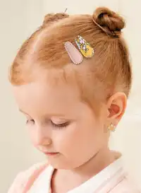 50/20/10 Pieces Baby Girl Cute Toddler Press Button Hair Clips With Flower Pattern  Carousel 8