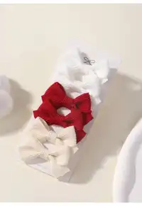 6/20/40pcs Fabric Corn Kernel Bow Hair Clips, Suitable For Babies & Toddlers Love Valentine